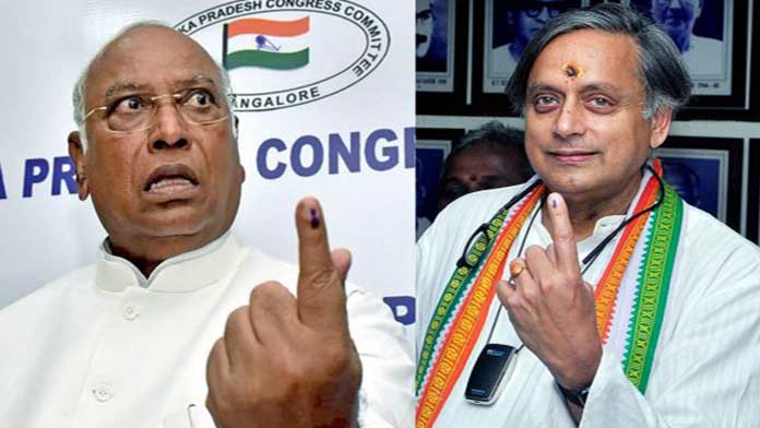 kharge-vs-tharoor-cong-to-get-first-non-gandhi-president-in-24-years-today-nagaland-post