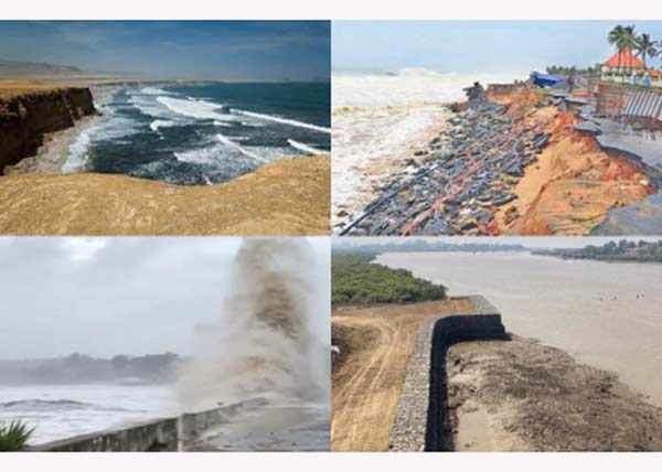 Rising Sea Eroding Gujarat Coast Groundwater Drawing Is Sinking