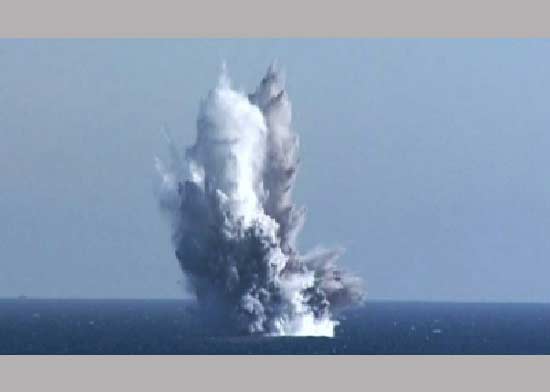 N.Korea tests new underwater nuke weapon capable of ‘radioactive tsunami’