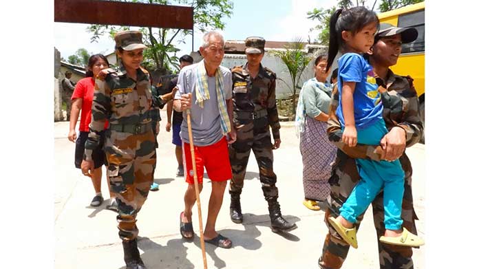 AR provide relief in Manipur