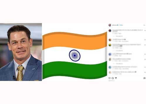 John Cena's Tricolour Tribute Fuels Excitement for Chandrayaan 3 Landing