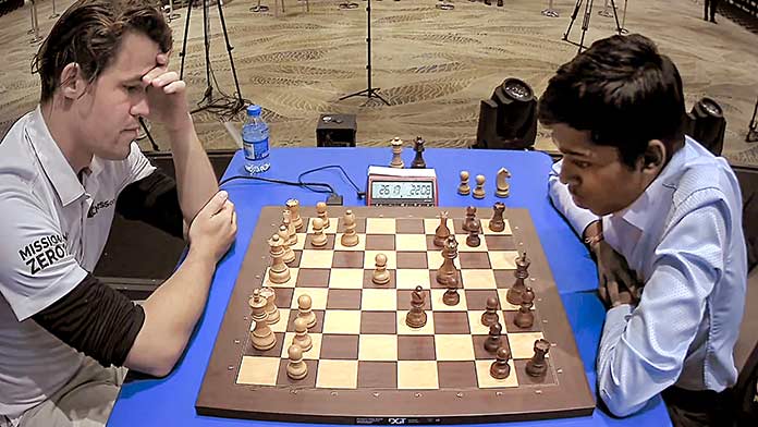 Chess World Cup 2023 Final: Praggnanandhaa vs Carlsen to be decided via  tie-breaker on Thursday after draw in Game 2 - India Today