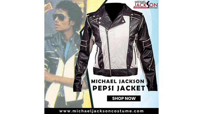 Michael Jackson Pepsi Commercial Leather Motorcycle Jacket