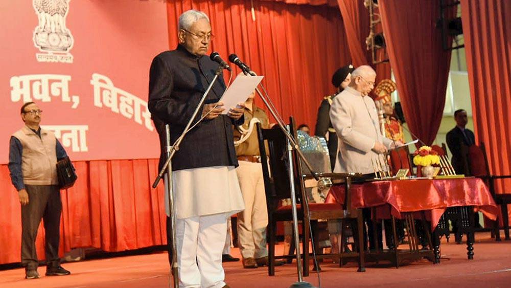 Nitish Back In NDA; Takes Oath As Bihar CM For Record Ninth Time ...