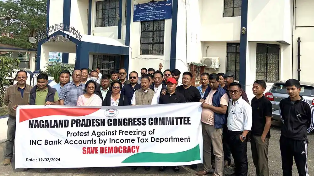DMC Staff & Employees Stage Protest Against Non-release Of Salaries For 2  Months - Nagaland Page