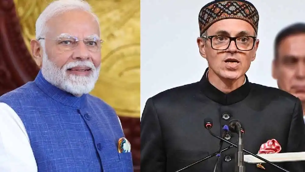 PM Modi greets Omar Abdullah, says Centre will work closely with him -  Nagaland Post