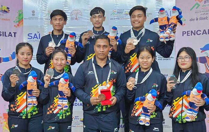 Nagaland Pencak Silat bagged 4 medals in the opening day of 1st Khelo India Beach Games 2025