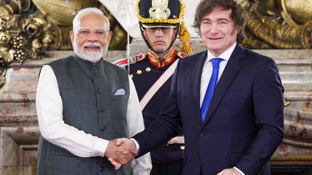 PM Modi, Argentine Prez Milei agreeto diversify bilateral trade basket