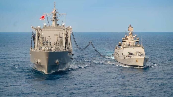 INS Sahyadri takes part