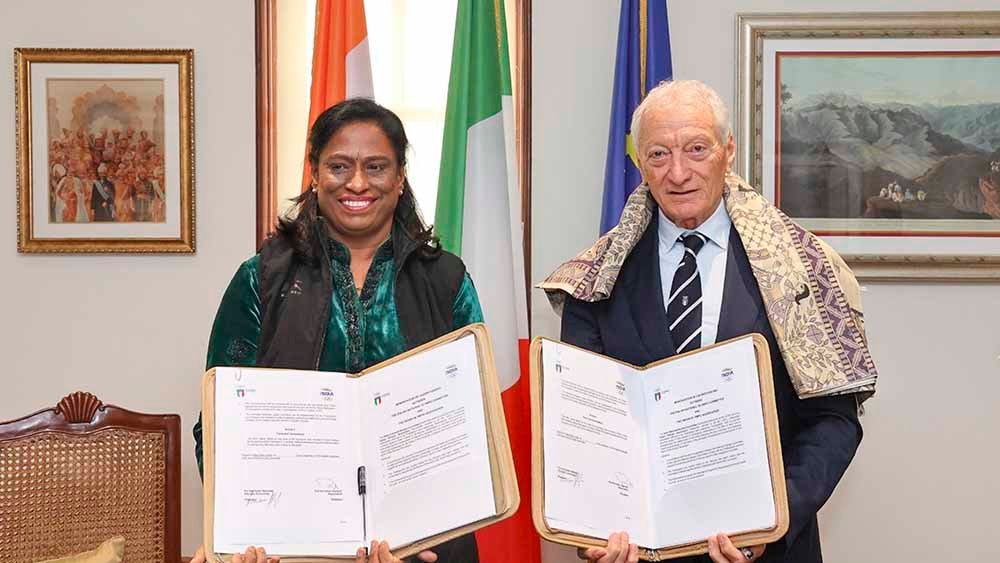 IOA, Italian National Olympic Committee sign MoU to strengthen sports cooperation