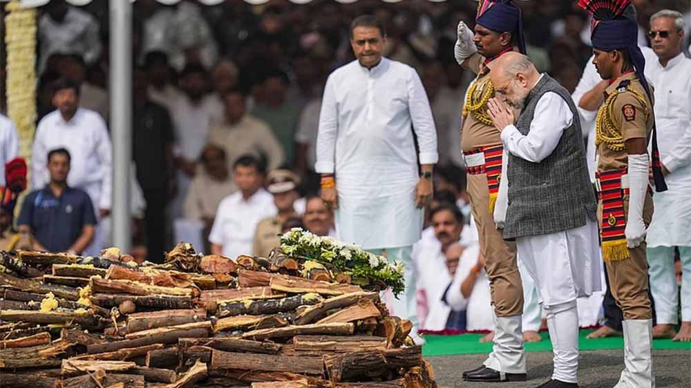 Ajit cremated with full state honours