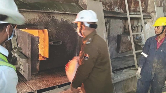 Meghalaya Police destroys