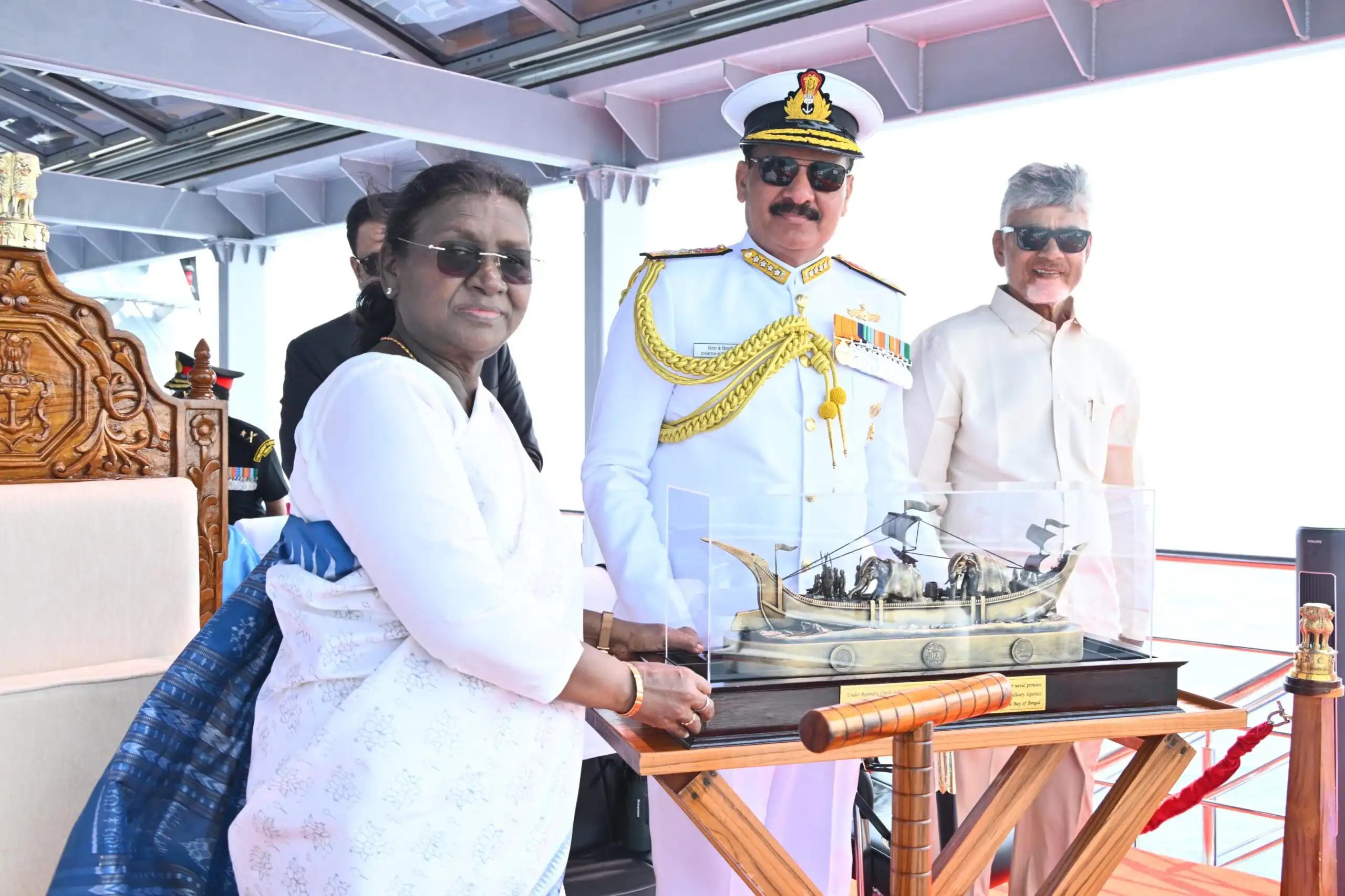 Navy vigilant in safeguarding country’s maritime interests: Murmu