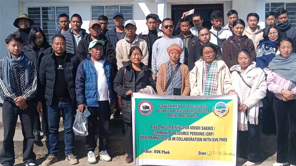 Nagaland: Krishis Sakhis trained on natural farming