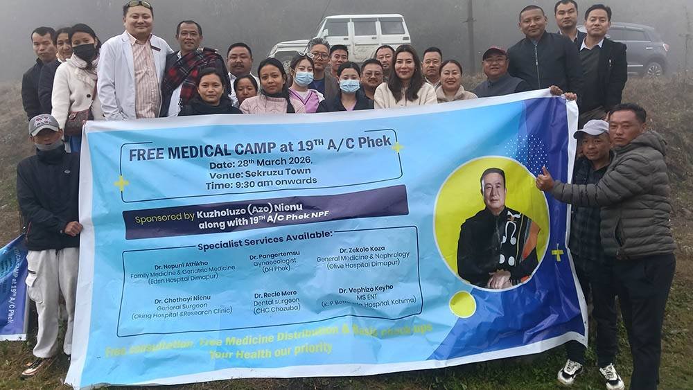 Free medical camp held at Sekhruzu