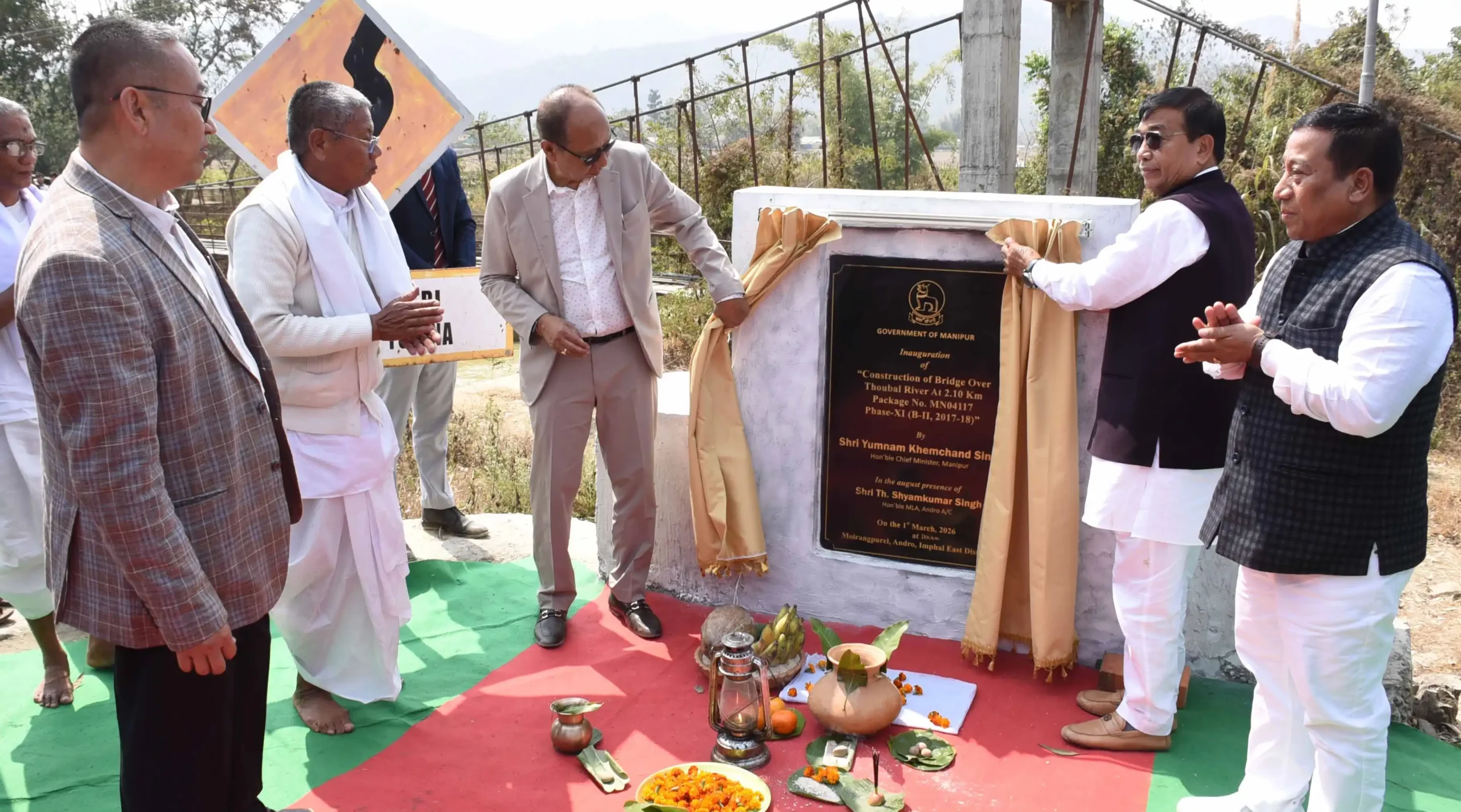 Manipur CM Khemchand bats for infra development