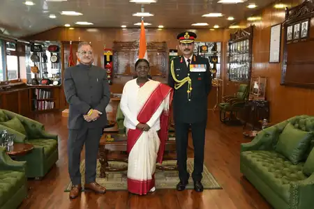 President Murmu Visits Army Training Command in Shimla