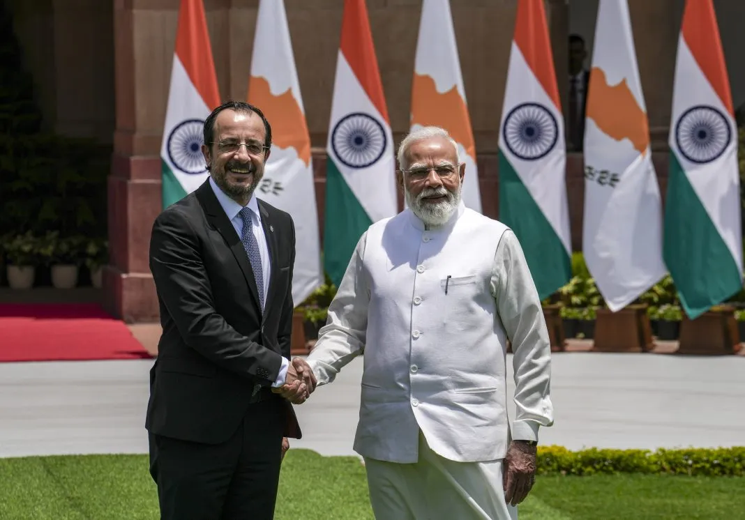 India and Cyprus unveil5 years defence roadmap