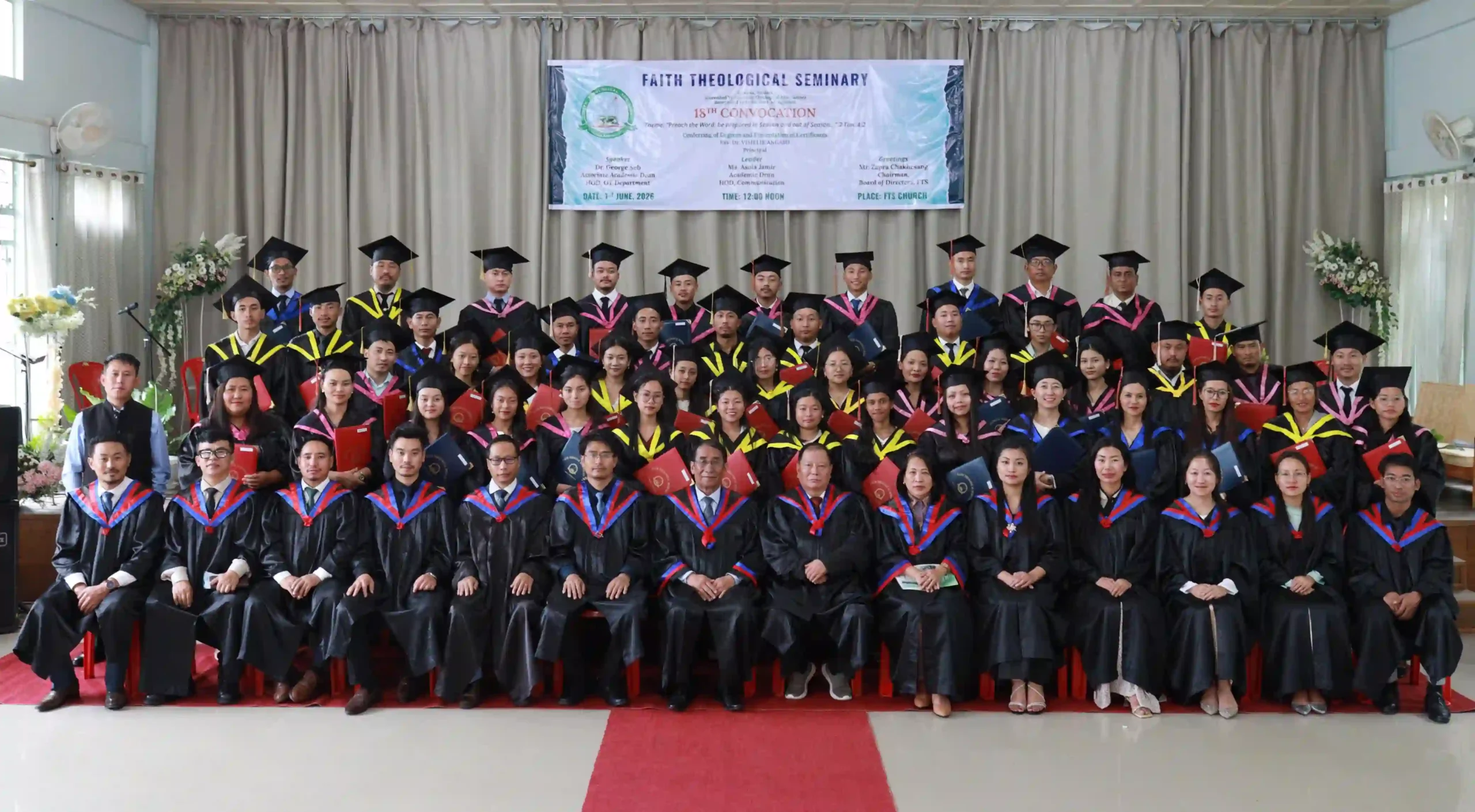 Faith Theological Seminary Jotsoma holds convocation ceremony