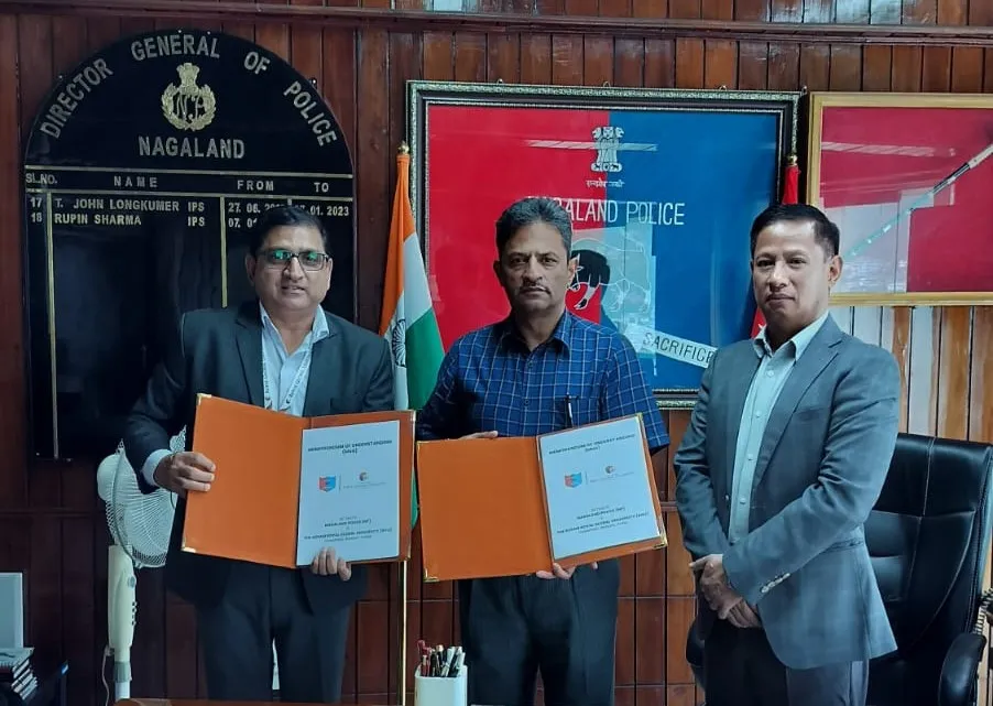 Nagaland Police signs pact with RGU for higher education support
