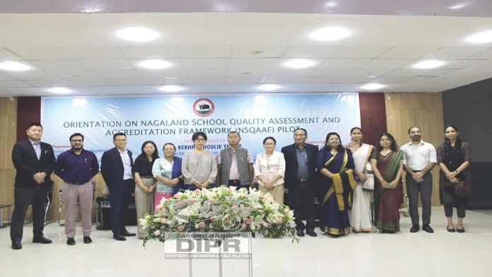 one-day Orientation on Nagaland School Quality Assessment and Accreditation Framework held_result