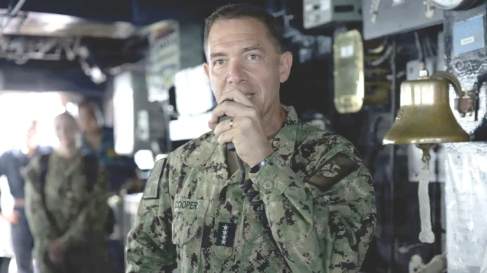 Admiral Brad Cooper at the USS Lincoln_result