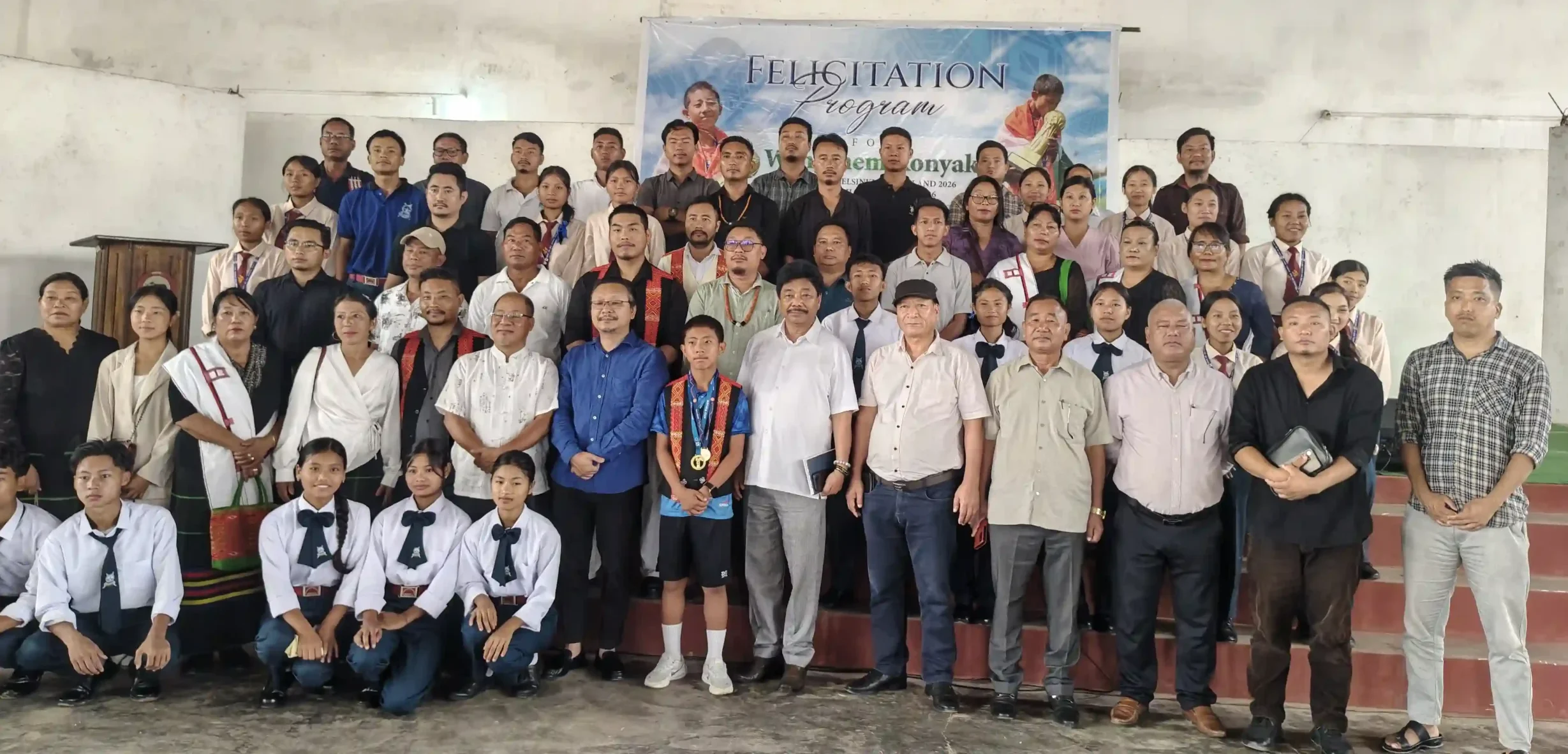 Konyak CSOs honour Wangshem Konyak’s international football triumph