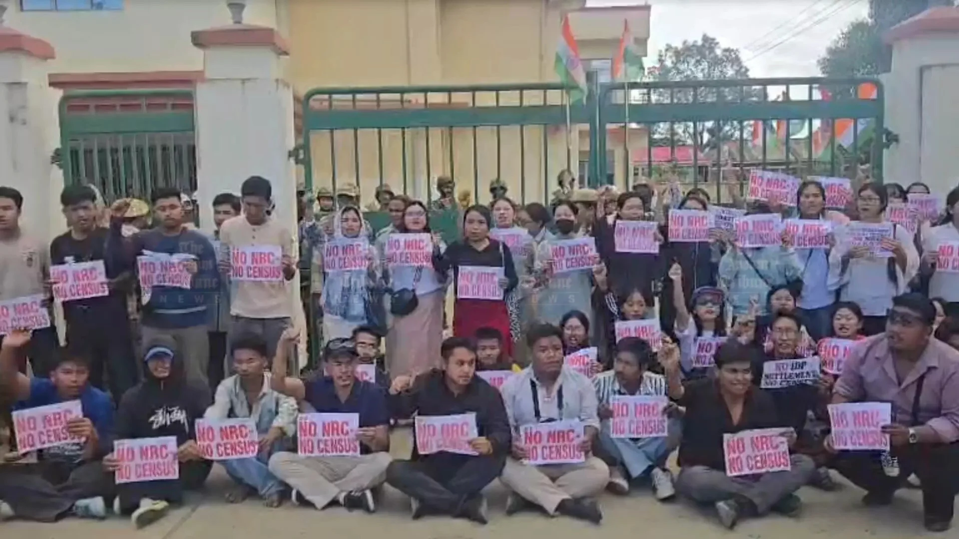 Student protesters demand NRC before census in Manipur