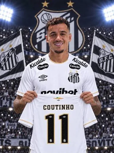 Ex Barca Star Coutinho Joins Santos FC Until December