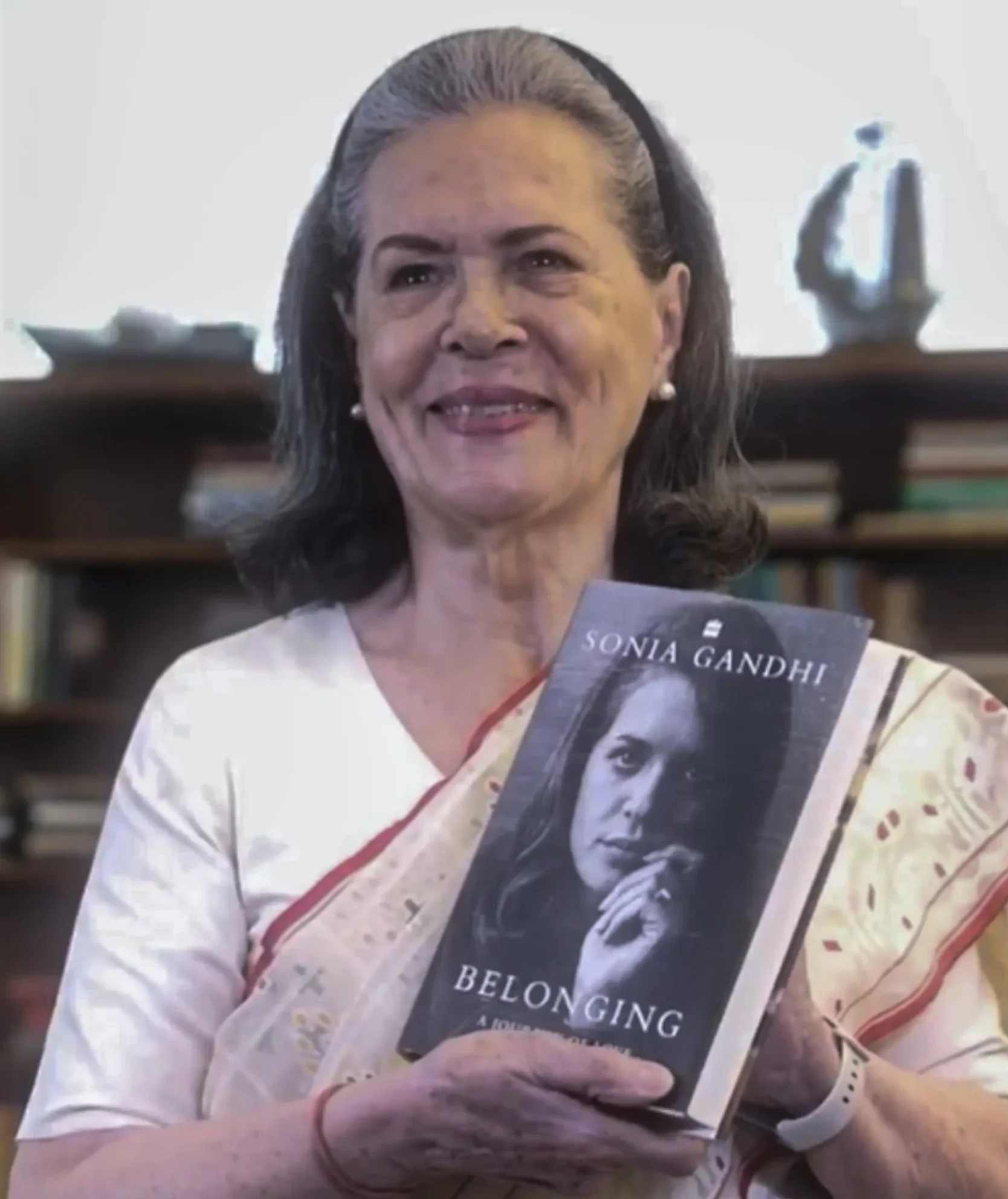 Sonia makes instagram debut with first look of her book